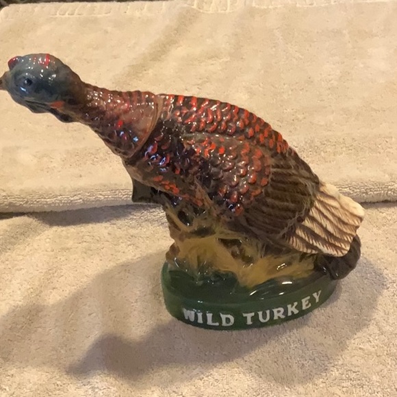 Vintage Austin Nichols wild turkey ceramic decanter empty number seven - Picture 4 of 10